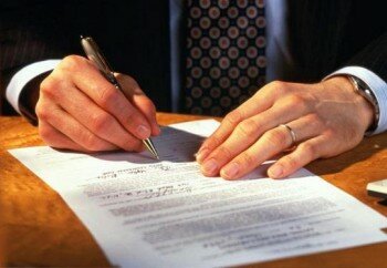 процесс подписания документов